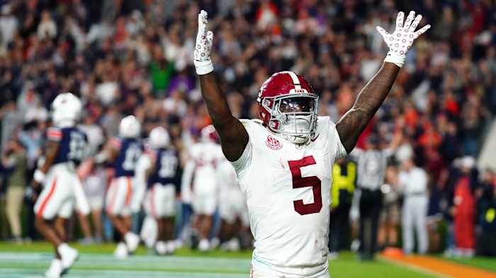 Alabama’s 27–24 win over Auburn saved the Crimson Tide’s season and will go down in Iron Bowl lore.